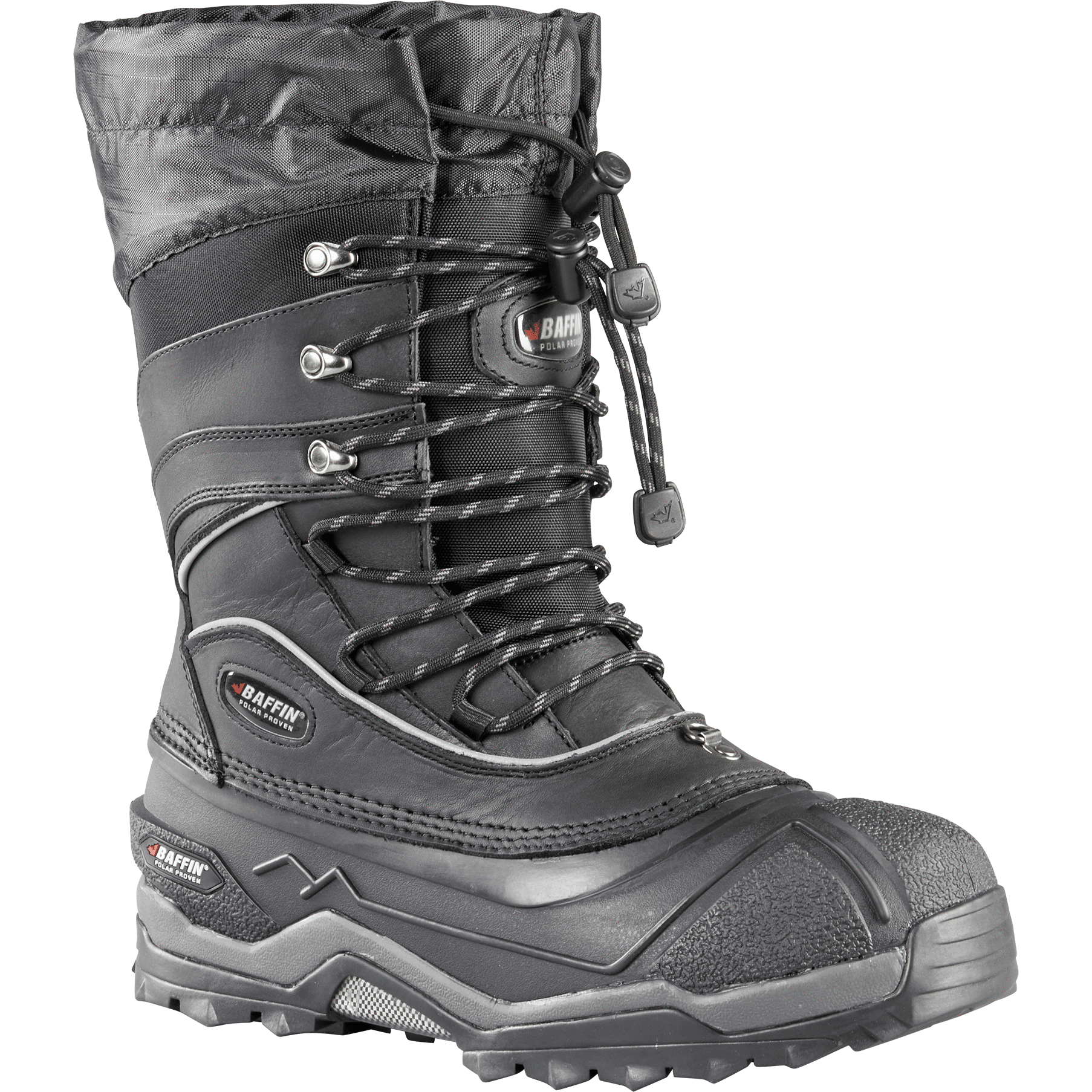 Baffin Mens Snow Monster Winter Boots  -  7 / Black