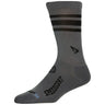 Drymax Speedgoat Lite Trail Running Crew Socks  -  Small / Dark Gray/Black