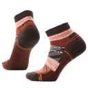 Smartwool Womens Hike Light Cushion Margarita Ankle Socks  -  Medium / Chestnut