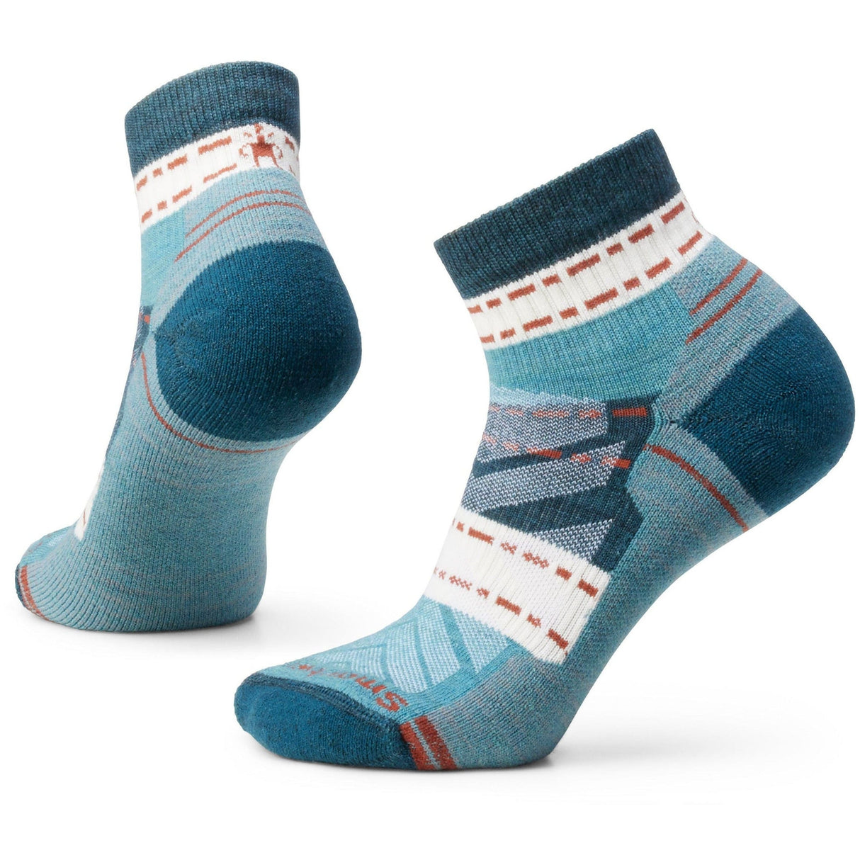 Smartwool Womens Hike Light Cushion Margarita Ankle Socks  -  Medium / Twilight Blue