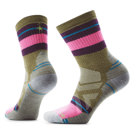 Smartwool Womens Hike Full Cushion Saturnsphere Crew Socks  -  Small / Winter Moss