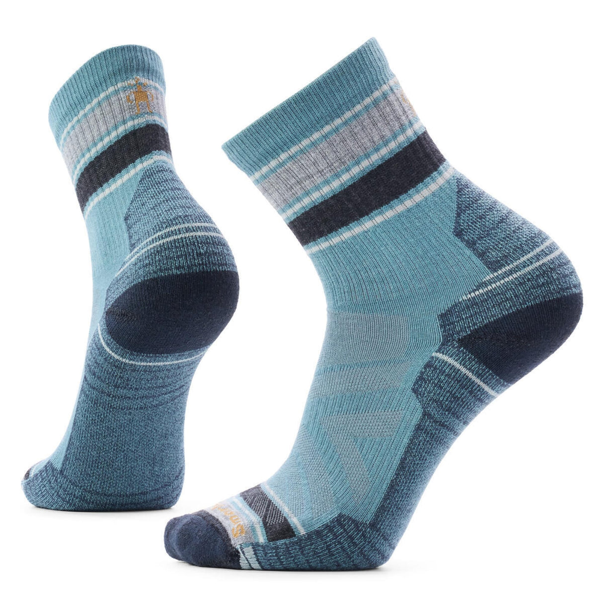 Smartwool Hike Striped Mid Crew Socks