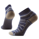 Smartwool Hike Light Cushion Pattern Ankle Socks  -  Large / Nightfall Blue