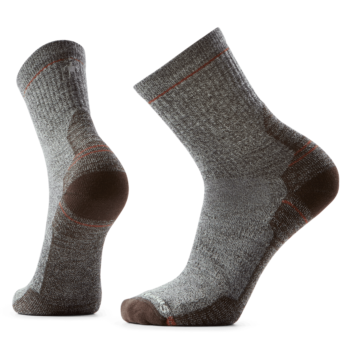 Smartwool Hike Light Cushion Mid Crew Socks  -  Medium / Ash/Charcoal