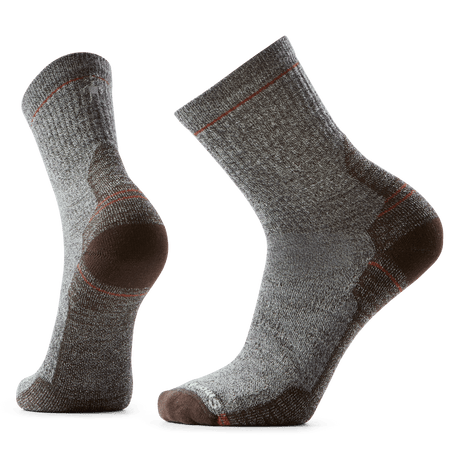 Smartwool Hike Light Cushion Mid Crew Socks  -  Medium / Ash/Charcoal