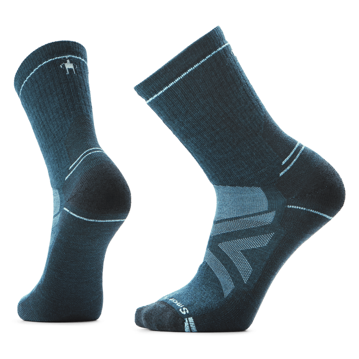 Smartwool Hike Full Cushion Crew Socks  -  Medium / Twilight Blue