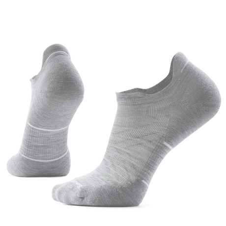 Smartwool Run Targeted Cushion Low Ankle Socks  -  Medium / Light Gray