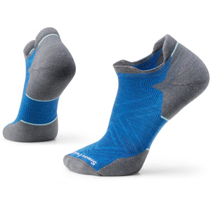 Smartwool Run Zero Cushion Low Ankle Socks  -  Medium / Laguna Blue