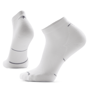 Smartwool Run Targeted Cushion Ankle Socks  -  Medium / White/White