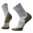 Smartwool Run Targeted Cushion Mid Crew Socks  -  Medium / Light Gray