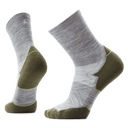 Smartwool Run Targeted Cushion Mid Crew Socks  -  Medium / Light Gray