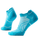 Smartwool Womens Run Zero Cushion Low Ankle Socks  -  Small / White/Capri