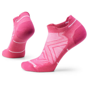 Smartwool Womens Run Zero Cushion Low Ankle Socks  -  Small / Power Pink