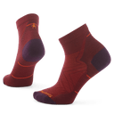 Smartwool Womens Run Zero Cushion Ankle Socks - Clearance  -  Small / Tibetan Red