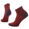 Smartwool Womens Run Zero Cushion Ankle Socks  -  Small / Tibetan Red