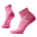 Smartwool Womens Run Zero Cushion Ankle Socks  -  Small / Garden Pink