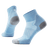 Smartwool Womens Run Zero Cushion Ankle Socks  -  Small / Serene Blue