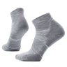 Smartwool Womens Run Targeted Cushion Ankle Socks  -  Small / Light Gray/White