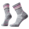 Smartwool Womens Run Zero Cushion Mini Crew Socks  -  Small / Light Gray