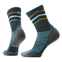 Smartwool Womens Run Targeted Cushion Mid Crew Socks  -  Small / Twilight Blue
