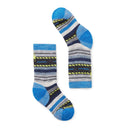 Smartwool Kids Hike Full Cushion Margarita Crew Socks - Clearance  -  Small / Laguna Blue