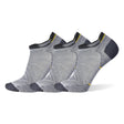 Smartwool Run Zero Cushion Low Ankle 3-Pack Socks  -  Medium / Light Gray