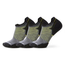 Smartwool Run Targeted Cushion Low Ankle 3-Pack Socks  -  Medium / Medium Gray