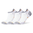 Smartwool Womens Run Zero Cushion Low Ankle 3-Pack Socks  -  Small / White