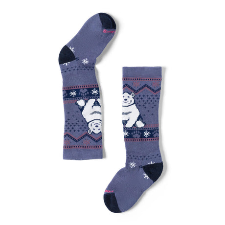 Smartwool Kids Wintersport Polar Bear Pattern Over-the-Calf Socks