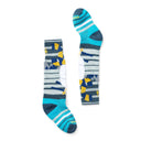 Smartwool Kids Wintersport Yeti Pattern Over-the-Calf Socks  -  X-Small / Twilight Blue