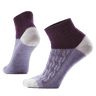 Smartwool Womens Everyday Cable Ankle Socks  -  Small / Chalk Violet