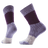 Smartwool Everyday Color Block Cable Crew Socks  -  Medium / Chalk Violet