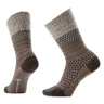 Smartwool Womens Everyday Popcorn Cable Crew Socks  -  Medium / Taupe/Natural Marl