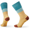 Smartwool Womens Everyday Popcorn Cable Crew Socks  -  Small / Cascade Green