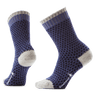 Smartwool Womens Everyday Popcorn Polka Dot Crew Socks  -  Small / Nightfall Blue
