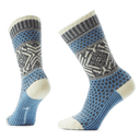 Smartwool Womens Everyday Cozy Popcorn Snowflake Crew Socks  -  Small / Serene Blue