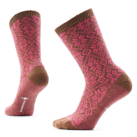 Smartwool Womens Everyday Cozy Traditional Snowflake Crew Socks