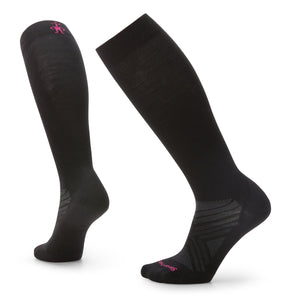Smartwool Womens Ski Zero Cushion Over-the-Calf Socks  -  Small / Black