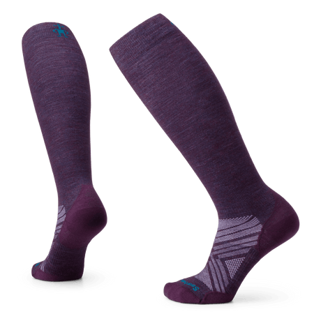 Smartwool Womens Ski Zero Cushion Over-the-Calf Socks  -  Medium / Purple Iris