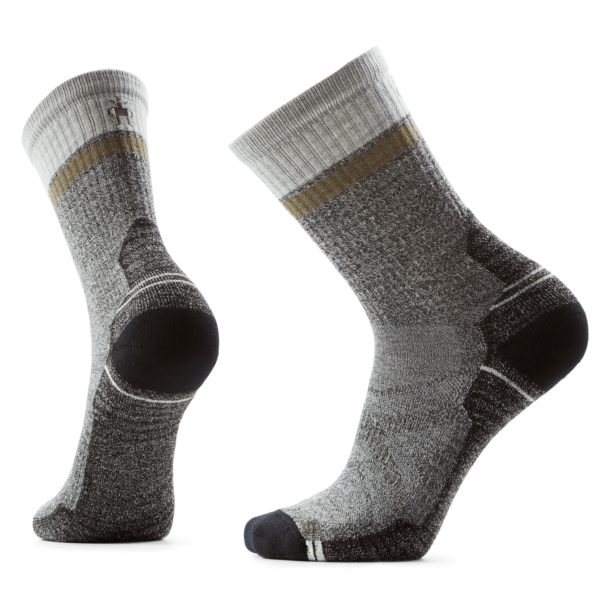 Smartwool Hike Winding Trail Light Cushion Crew Socks  -  Medium / Light Gray/Ash
