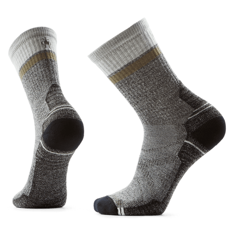 Smartwool Hike Winding Trail Light Cushion Crew Socks  -  Medium / Light Gray/Ash