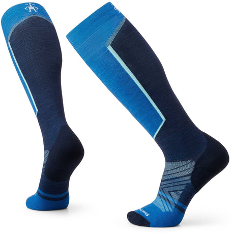 Smartwool Ski Targeted Cushion OTC Socks  -  Medium / Laguna Blue