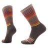Smartwool Everyday Stitch Stripe Crew Socks  -  Small / Chestnut