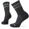 Smartwool Athletic Stripe Crew Socks  -  Medium / Black
