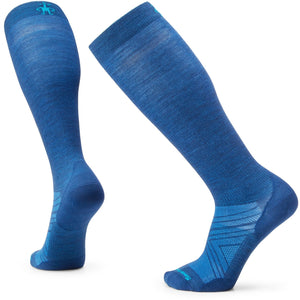 Smartwool Ski Zero Cushion Extra Stretch Over-the-Calf Socks  -  Medium / Alpine Blue