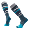 Smartwool Ski Full Cushion Midnight Ski Pattern Over-the-Calf Socks  -  Medium / Twilight Blue