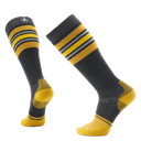 Smartwool Mens Snowboard Stripe Extra Stretch Over-The-Calf Socks  -  Medium / Charcoal