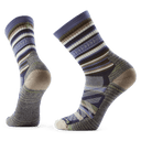 Smartwool Hike Light Cushion Panorama Crew Socks  -  Medium / Nightfall Blue