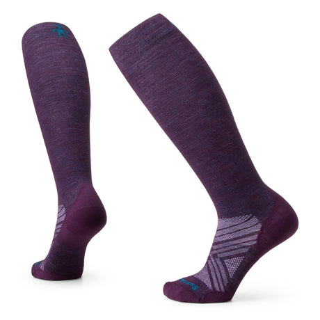 Smartwool Womens Ski Extra Stretch Zero Cushion Over-the-Calf Socks  -  Large / Purple Iris