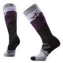 Smartwool Womens Ski Snowpocalypse Full Cushion Over-The-Calf Socks  -  Small / Purple Eclipse